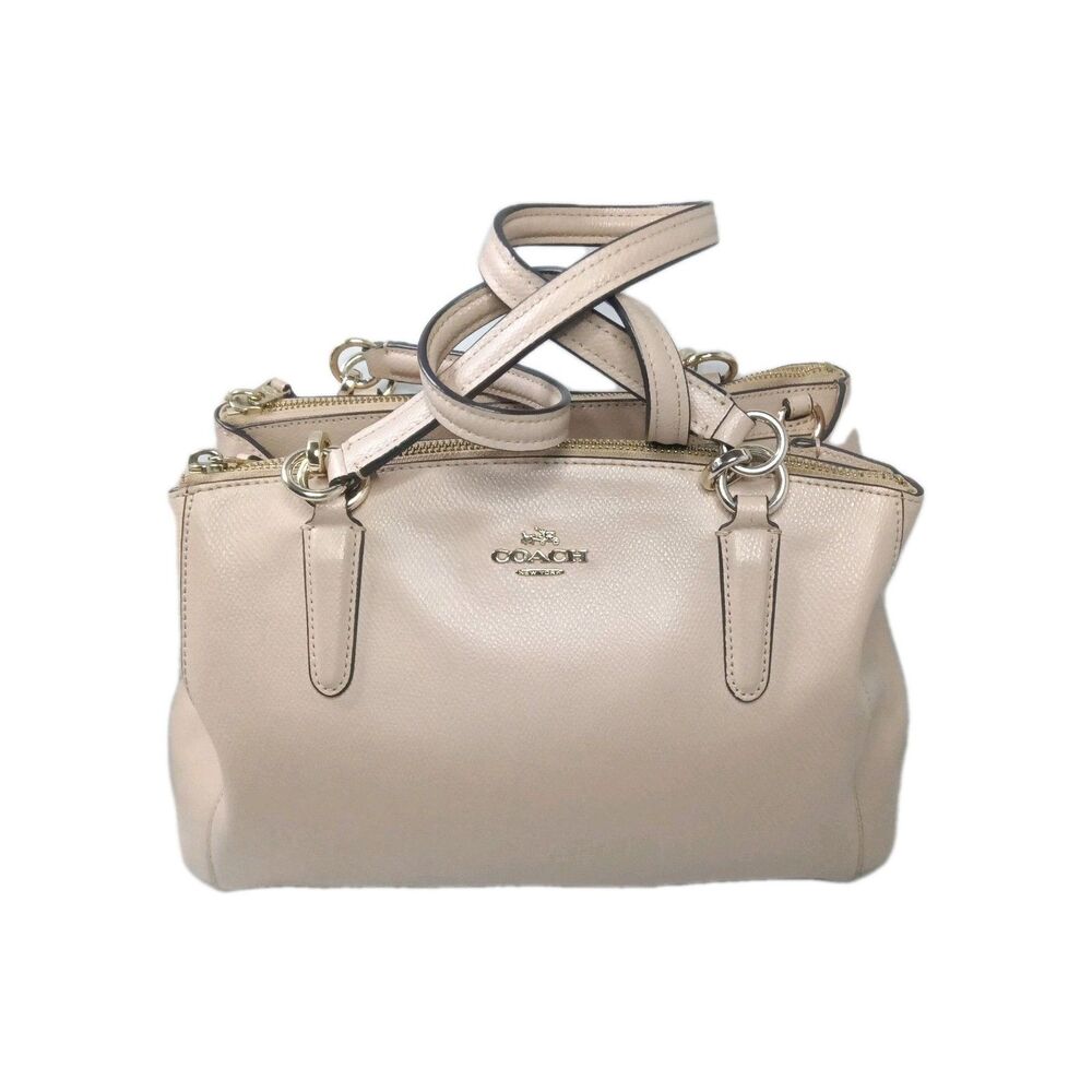 Coach F36637 Crossgrain Christie Small Satchel Tan Handbag
